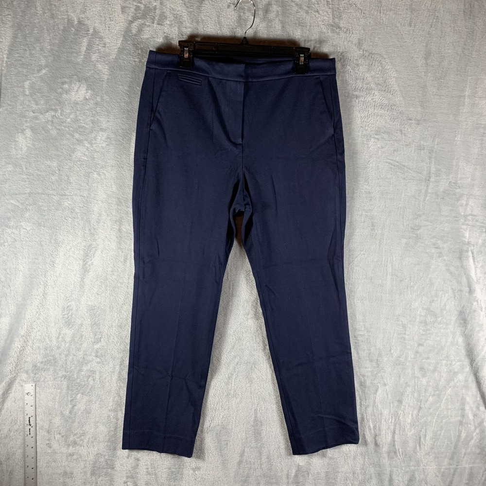 J Crew Women's Pants‎ Going-out Slim Pant in Stretch Twill Navy 14 NWT
